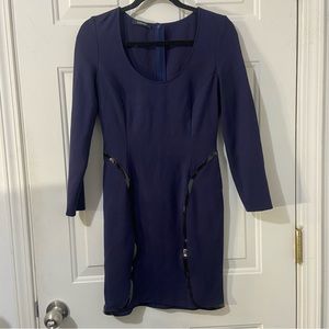 Blue Versace Mini Dress